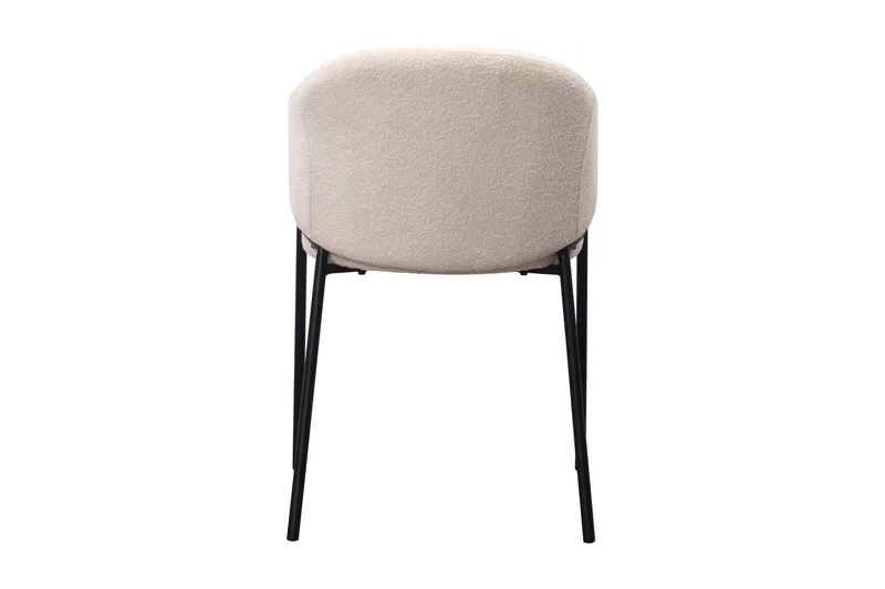 Filip Matstol - Vit Bouclé - Möbler - Stolar & fåtöljer - Matstol & köksstol