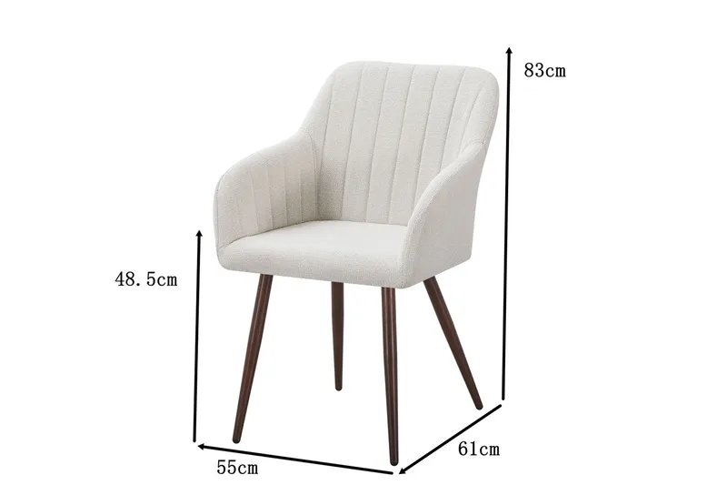 Filippa Matstol - Vit - Möbler - Stolar & fåtöljer - Matstol & köksstol