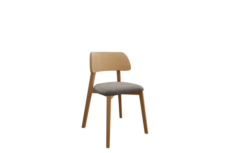 Flannery Matstol, Grå/Beige