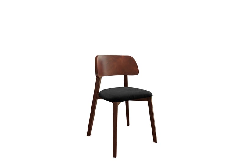 Flannery Matstol, Svart/Brun