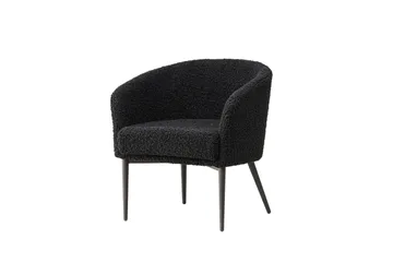 Fluffy Fåtölj - Svart - Möbler - Stolar & fåtöljer - Fåtölj