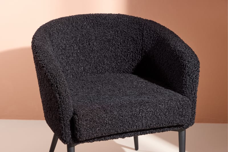 Fluffy Fåtölj - Svart - Möbler - Stolar & fåtöljer - Fåtölj