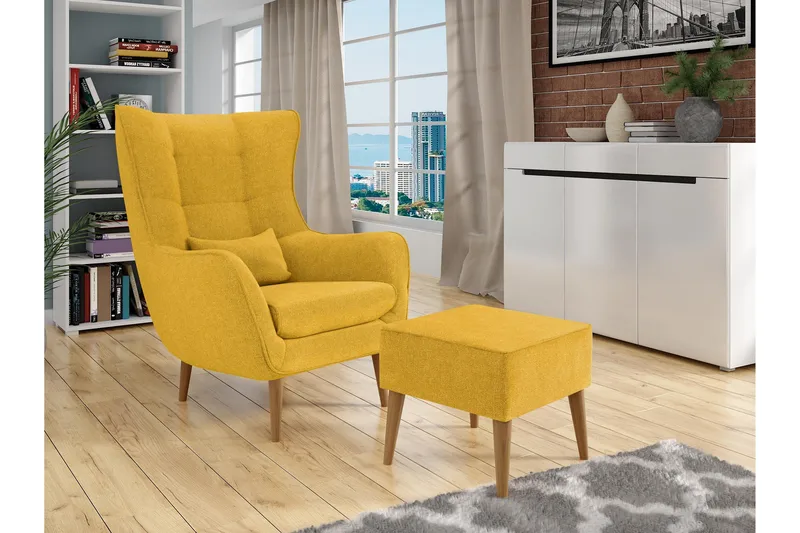 Gabi Fåtölj - Gul - Möbler - Stolar & fåtöljer - Fåtölj