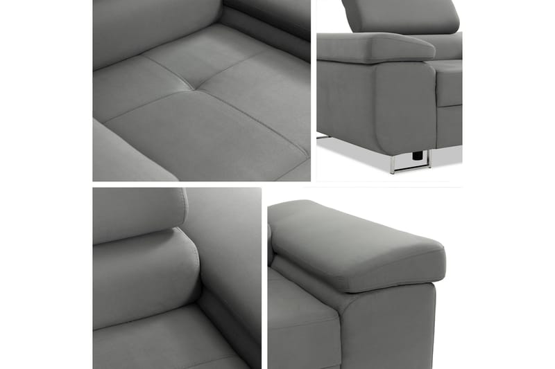 Gabina Modern Fåtölj i Tyg med Metallben - Svart - Möbler - Stolar & fåtöljer - Fåtölj