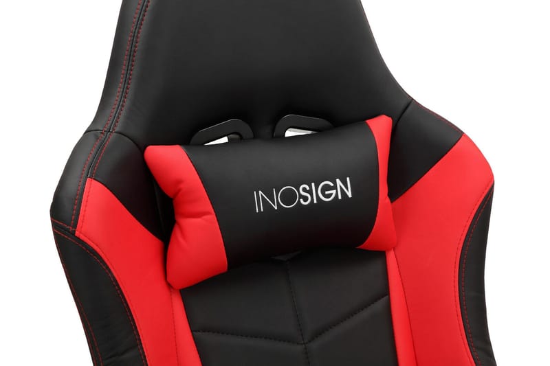 Manhel Gamingfåtölj - Svart/Röd - Möbler - Stolar & fåtöljer - Gamingstol