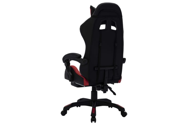 Gamingstol med RGB LED-lampor vinröd och svart konstläder - Flerfärgad - Möbler - Stolar & fåtöljer - Kontorsstol & skrivbordsstol