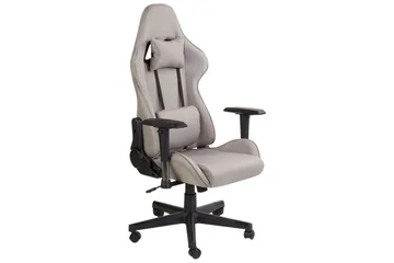 Gamingstol Warrior Beige/svart - Beige/svart - Möbler - Stolar & fåtöljer - Kontorsstol & skrivbordsstol