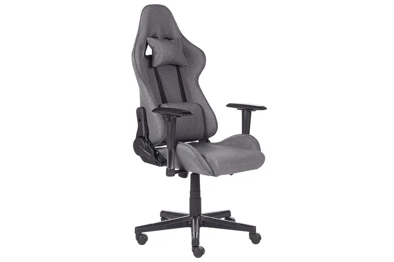 Gamingstol Warrior Grå/svart - Grå/svart - Möbler - Stolar & fåtöljer - Kontorsstol & skrivbordsstol