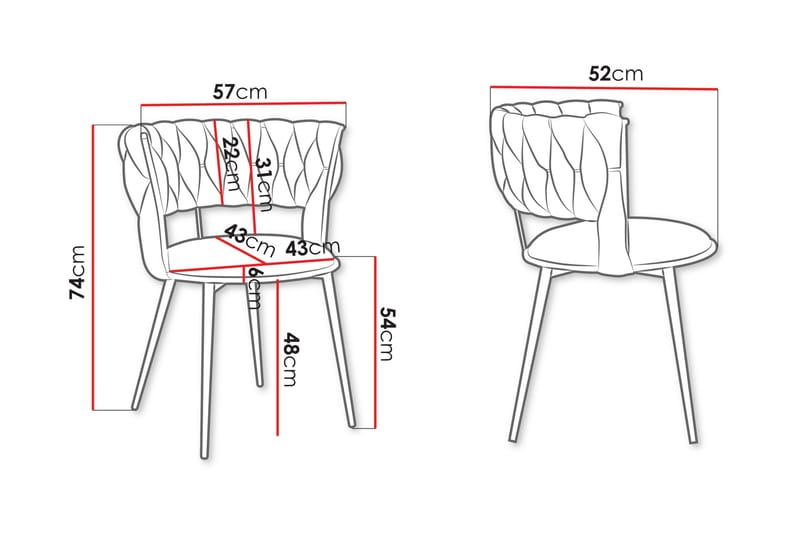 Garrick Karmstol - Grå - Möbler - Stolar & fåtöljer - Matstol & köksstol