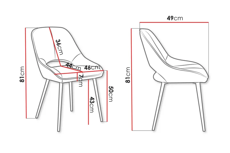 Garrick Matstol - Svart - Möbler - Stolar & fåtöljer - Matstol & köksstol