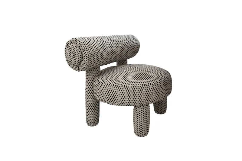 Gavon Fåtölj, Svart/Vit