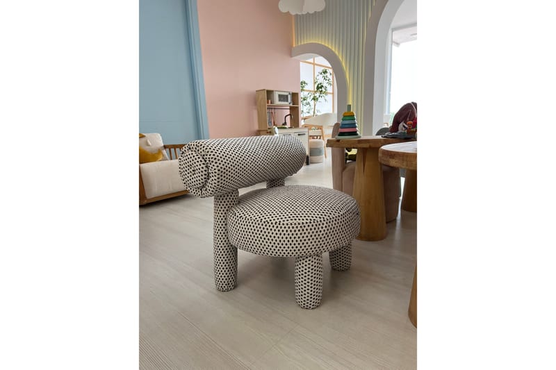 Gavon Fåtölj - Svart/Vit - Möbler - Stolar & fåtöljer - Fåtölj