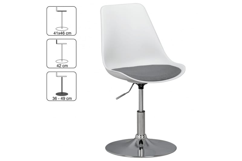 Gokul Sittpall - Vit - Möbler - Stolar & fåtöljer - Barstol & barpall