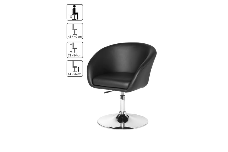 Goldi Sittpall - Antracit - Möbler - Stolar & fåtöljer - Barstol & barpall