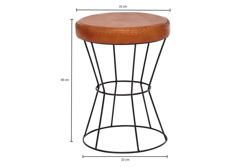 Gotiya Sittpall - Brun - Möbler - Stolar & fåtöljer - Pall & puff