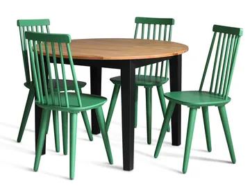 Grön pinnstol färgkod RAL6001 - Grön RAL6001 - Möbler - Stolar & fåtöljer - Matstol & köksstol