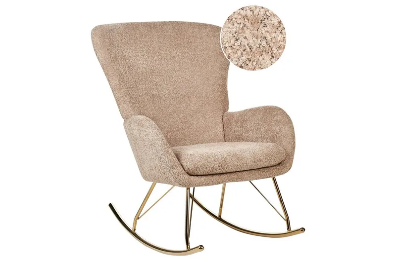 Gungstol Anaset, Beige/guld