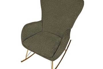 Gungstol Anaset - Grönt/guld - Möbler - Stolar & fåtöljer - Fåtölj