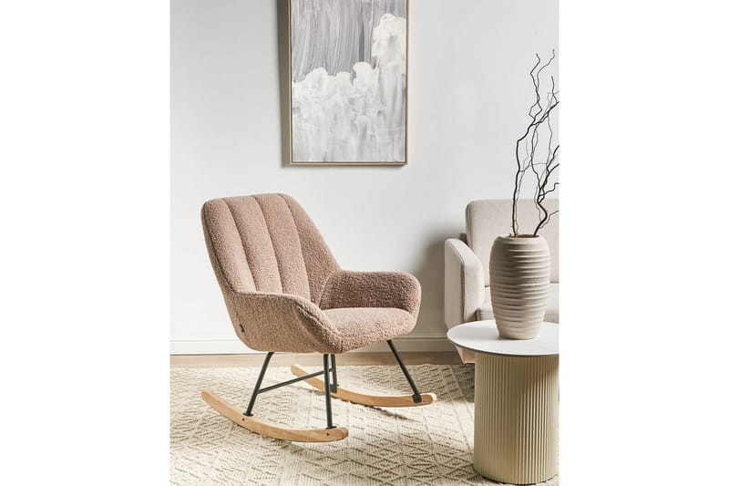 Gungstol Kinno - Beige, svart, brun - Möbler - Stolar & fåtöljer - Fåtölj