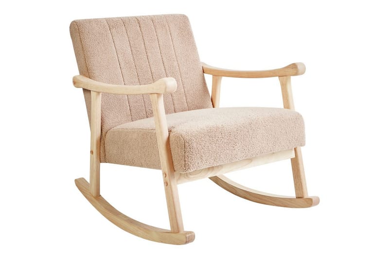Gungstol Leknes - Beige, brun - Möbler - Stolar & fåtöljer - Fåtölj