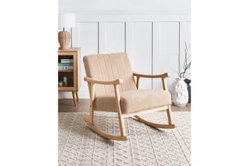 Gungstol Leknes - Beige, brun - Möbler - Stolar & fåtöljer - Fåtölj