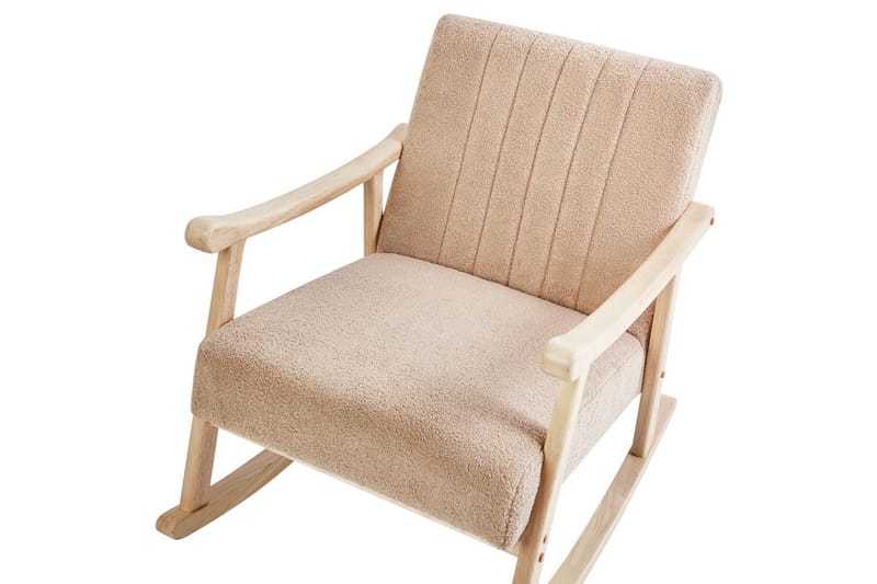 Gungstol Leknes - Beige, brun - Möbler - Stolar & fåtöljer - Fåtölj