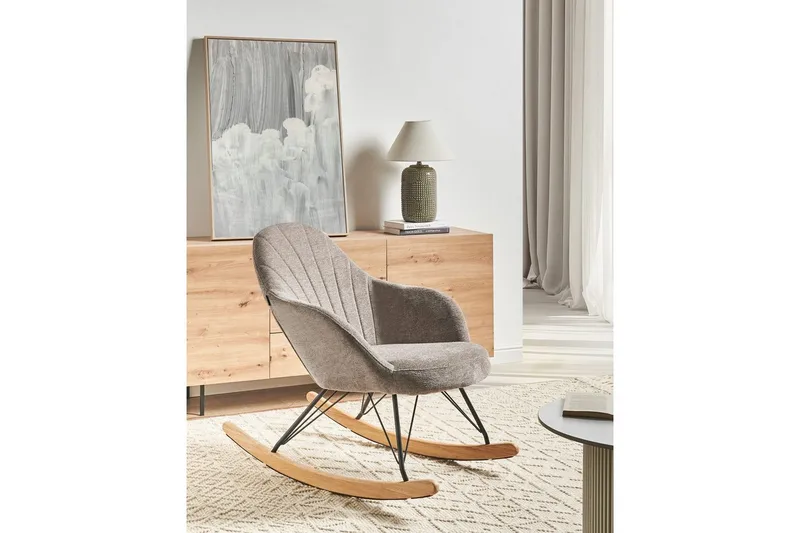 Gungstol Skale - Beige, svart, brun - Möbler - Stolar & fåtöljer - Fåtölj
