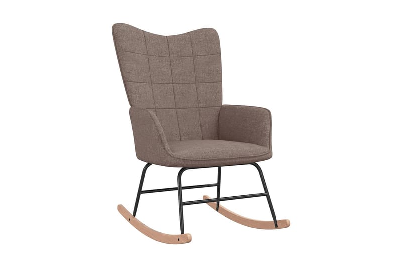 Gungstol taupe tyg - Brun - Möbler - Stolar & fåtöljer - Gungstol