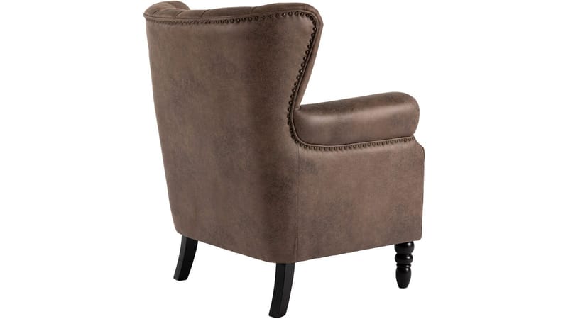 Halvion Fåtölj med armstöd - Brun - Möbler - Stolar & fåtöljer - Fåtölj