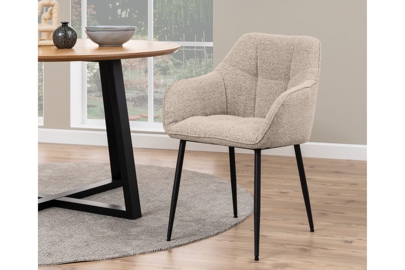 Harford Karmstol - Beige - Möbler - Stolar & fåtöljer - Matstol & köksstol