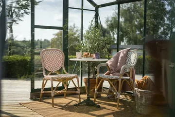 Hillerstorp Holmenäs Cafestol 2-pack - Grå - Möbler - Stolar & fåtöljer - Karmstol
