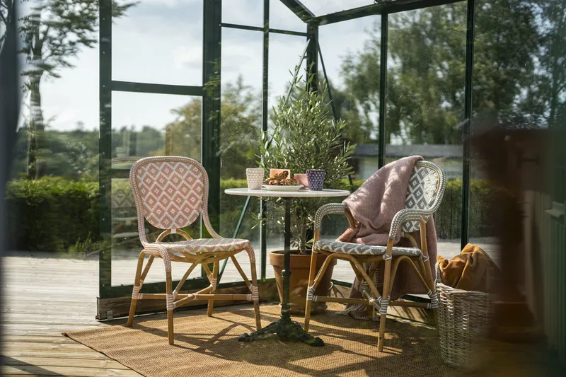 Hillerstorp Holmenäs Cafestol 2-pack - Grå - Möbler - Stolar & fåtöljer - Karmstol