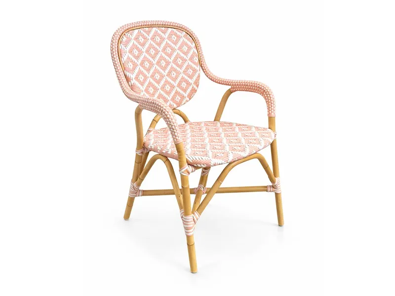 Hillerstorp Holmenäs Cafestol 2-pack, Rosa