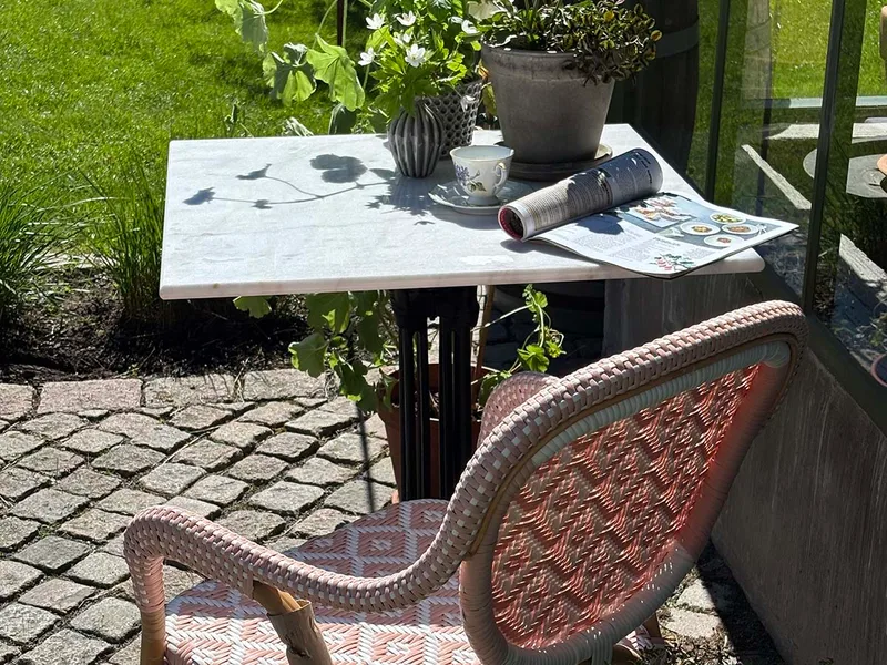 Hillerstorp Holmenäs Cafestol 2-pack - Rosa - Möbler - Stolar & fåtöljer - Karmstol