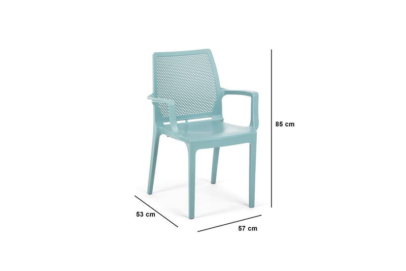 Icon Karmstol - Blå - Möbler - Stolar & fåtöljer - Matstol & köksstol