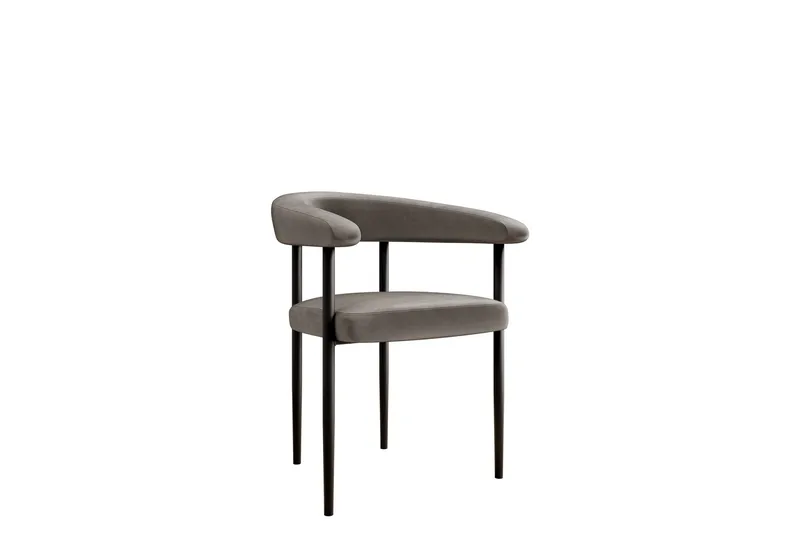 Jacklyn Karmstol, Grå/Svart