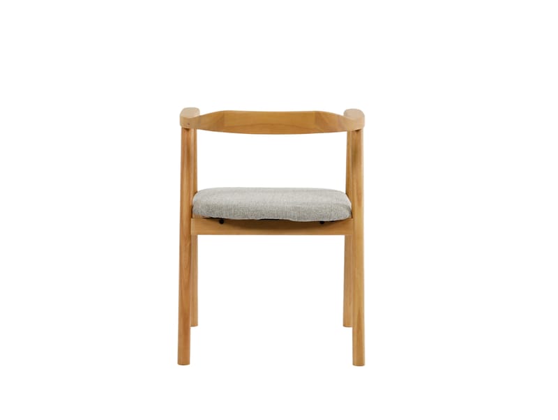 Jolie Matstol i trä med tygsits - Ek/Beige - Möbler - Stolar & fåtöljer - Matstol & köksstol