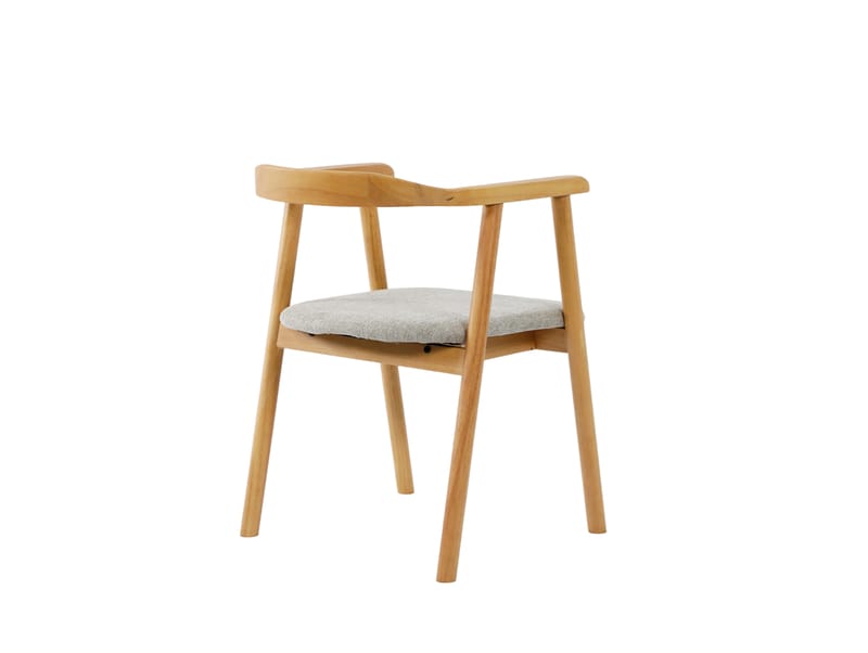 Jolie Matstol i trä med tygsits - Ek/Beige - Möbler - Stolar & fåtöljer - Matstol & köksstol