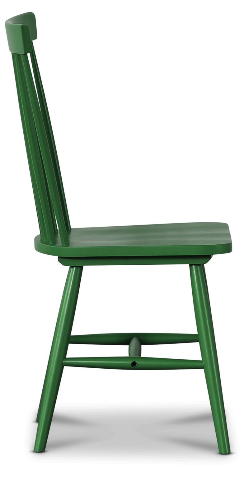 Karl grön pinnstol färgkod RAL6001 - Grön (RAL6001) - Möbler - Stolar & fåtöljer - Matstol & köksstol