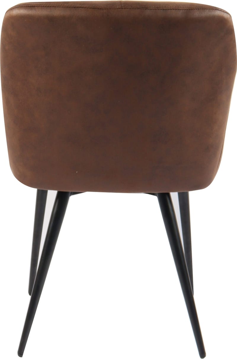Karmstol i brun PU - Lamar - brun - Möbler - Stolar & fåtöljer - Matstol & köksstol