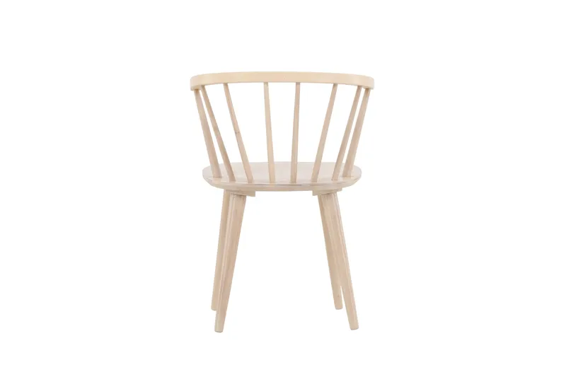 Bobby Karmstol med Armstöd - Vitlaserad / Gummiträ - Möbler - Stolar & fåtöljer - Karmstol