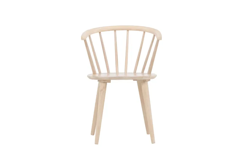 Bobby Karmstol med Armstöd - Vitlaserad / Gummiträ - Möbler - Stolar & fåtöljer - Karmstol