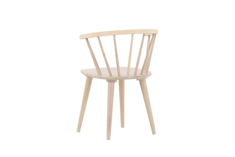 Bobby Karmstol med Armstöd - Vitlaserad / Gummiträ - Möbler - Stolar & fåtöljer - Karmstol