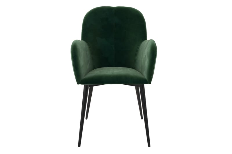 Fitz Karmstol Grön/Sammet - Dorel Home - Möbler - Stolar & fåtöljer - Karmstol