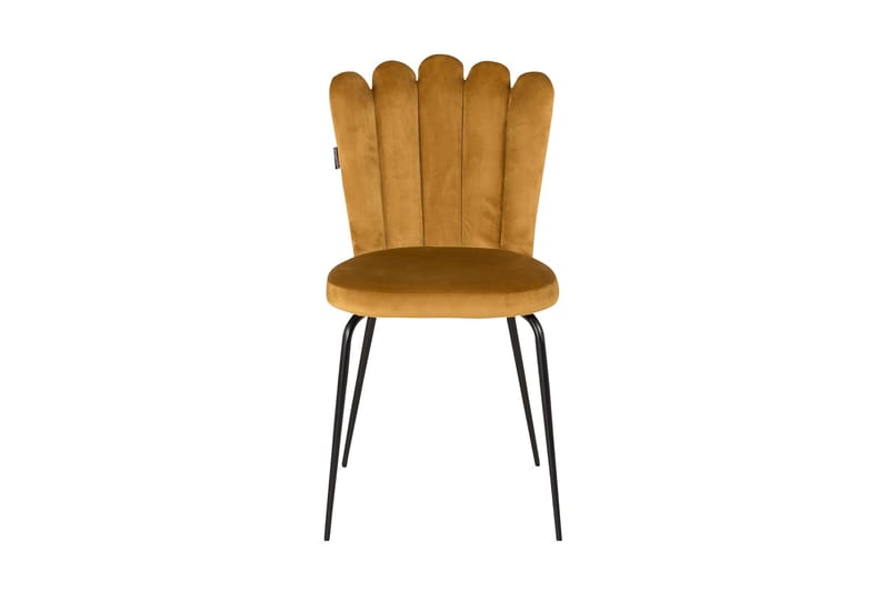 Limhamn Stol Sammet - Gul - Möbler - Stolar & fåtöljer - Matstol & köksstol