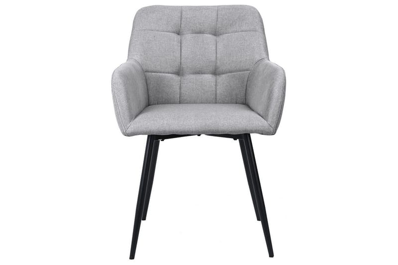 Karmstolar (med armstöd) Loft24 Bostony Karmstol Grå - Möbler - Stolar & fåtöljer - Matstol & köksstol