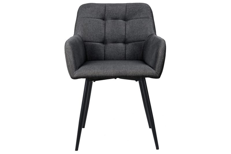Karmstolar (med armstöd) Loft24 Bostony Karmstol Mörkgrå - Möbler - Stolar & fåtöljer - Matstol & köksstol