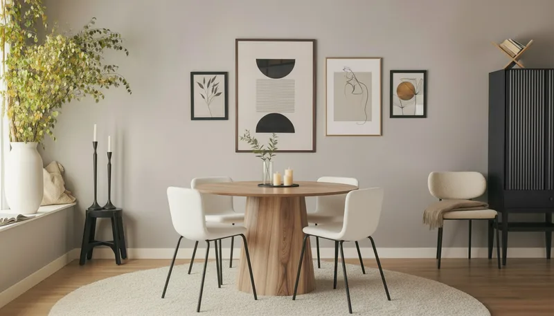 Katy Matstol - Vit Bouclé / Metallben Svart - Möbler - Stolar & fåtöljer - Matstol & köksstol