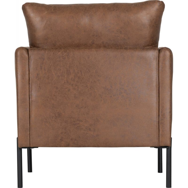 Kingsley fåtölj - Brunt ecoläder - cognac - Möbler - Stolar & fåtöljer - Fåtölj