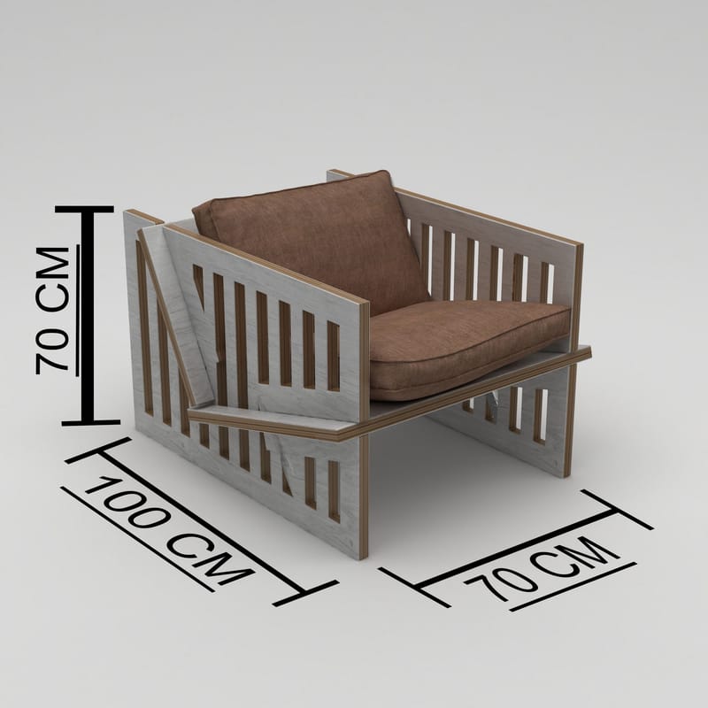 Kollumber Öronlappsfåtölj - Naturträ - Möbler - Stolar & fåtöljer - Fåtölj